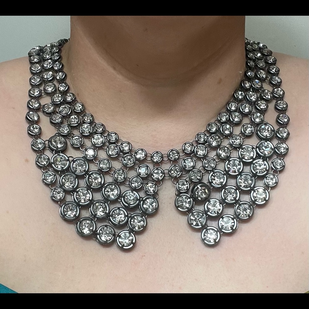 Anthropologie Rhinestone Necklace